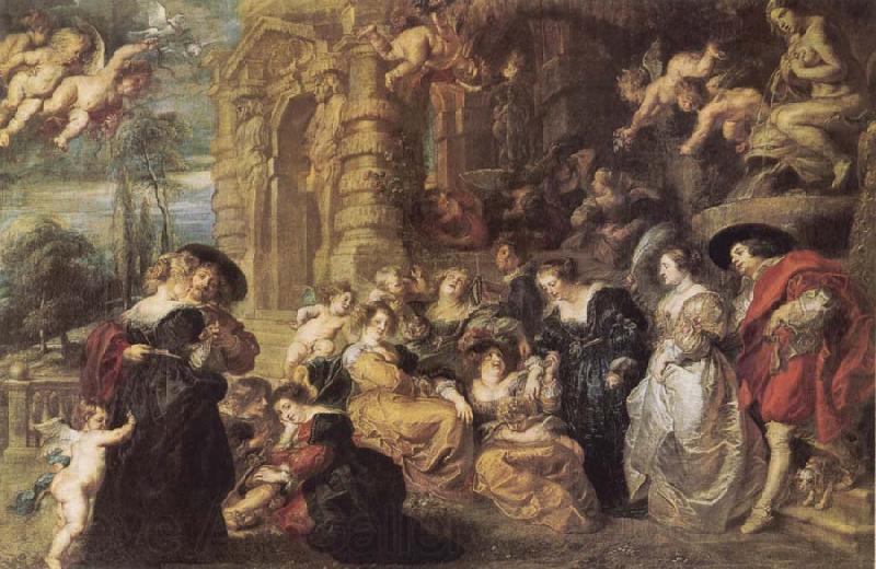 Peter Paul Rubens The Garden of Love France oil painting art